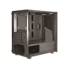"Inter-Tech SM-007 Enforcer Tower Micro ATX Black - Sleek Design & Optimal Performance for Your Build"